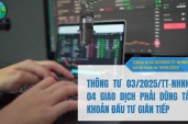 04 Giao Dịch Phải Mở Và Sử Dụng Tài Khoản Đầu Tư Gián Tiếp Nước Ngoài Từ Ngày 16/06/2025